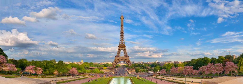 Panorámica de la ciudad de París, Francia