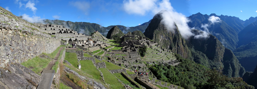 Machu Picchu, la capital del imperio inca en las montañas de los andes, Perú, américa del sur