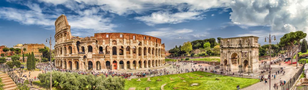 Panorámica Coliseo Romano