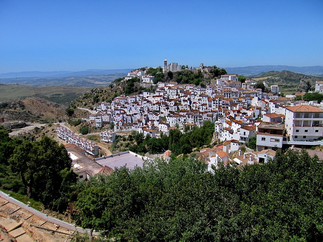 Pueblo de Casares en Málaga