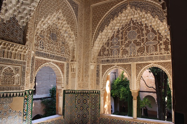Interior de la Alhambra de Granada