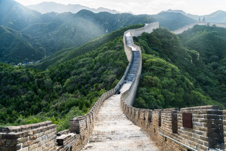 Gran muralla china, vista longitudinal