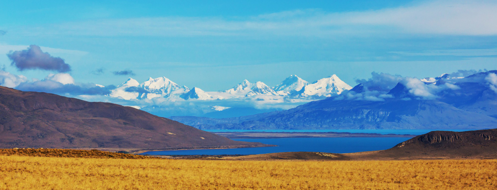 Hermosa vista panorámica de la Patagonia Argentina