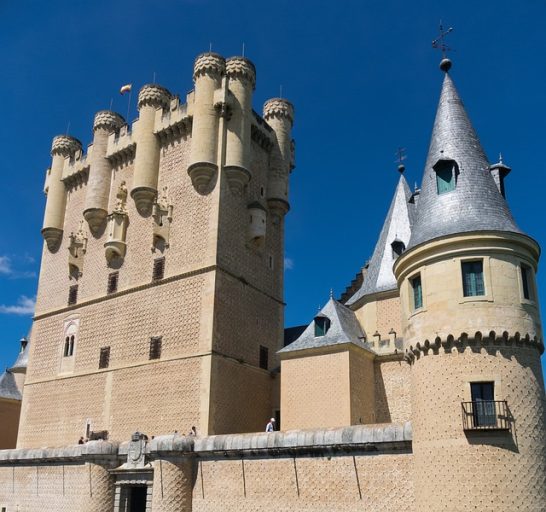 Torre de Juan II en el Alcázar de Segovia, que fue quien la mandó construir